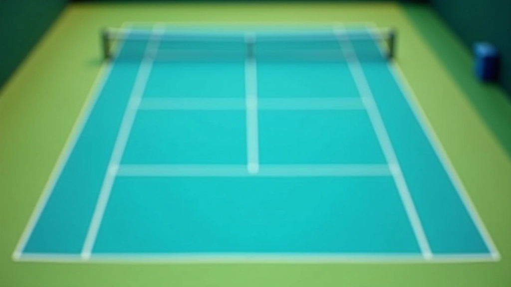 Tennis court overhead view showing doubles player positioning and court coverage strategy