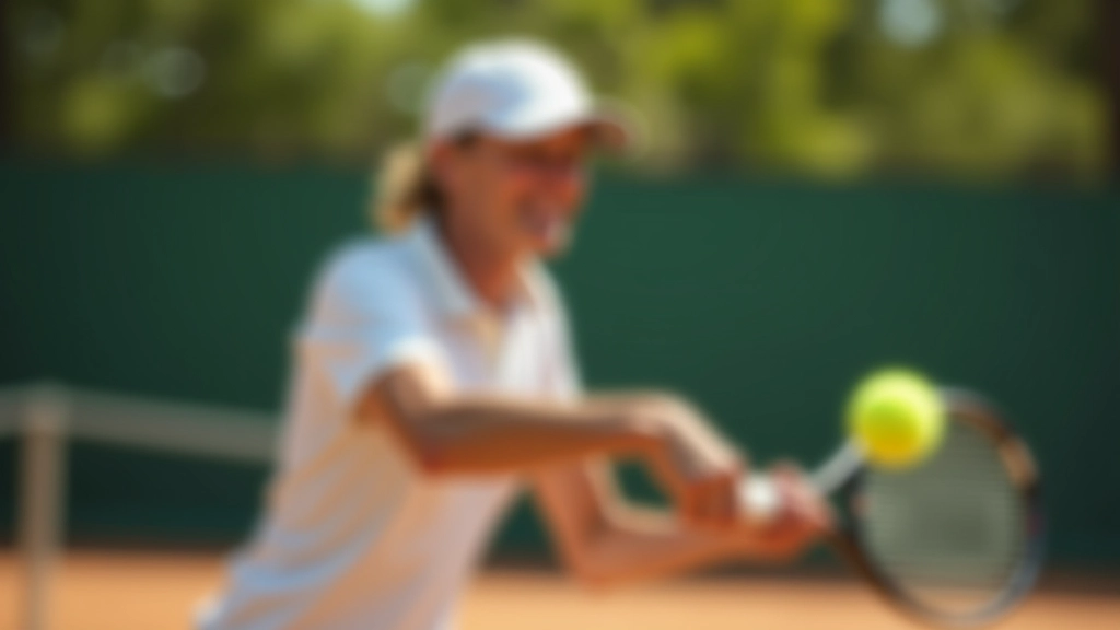 Experienced player executing a precise tennis stroke during competitive match